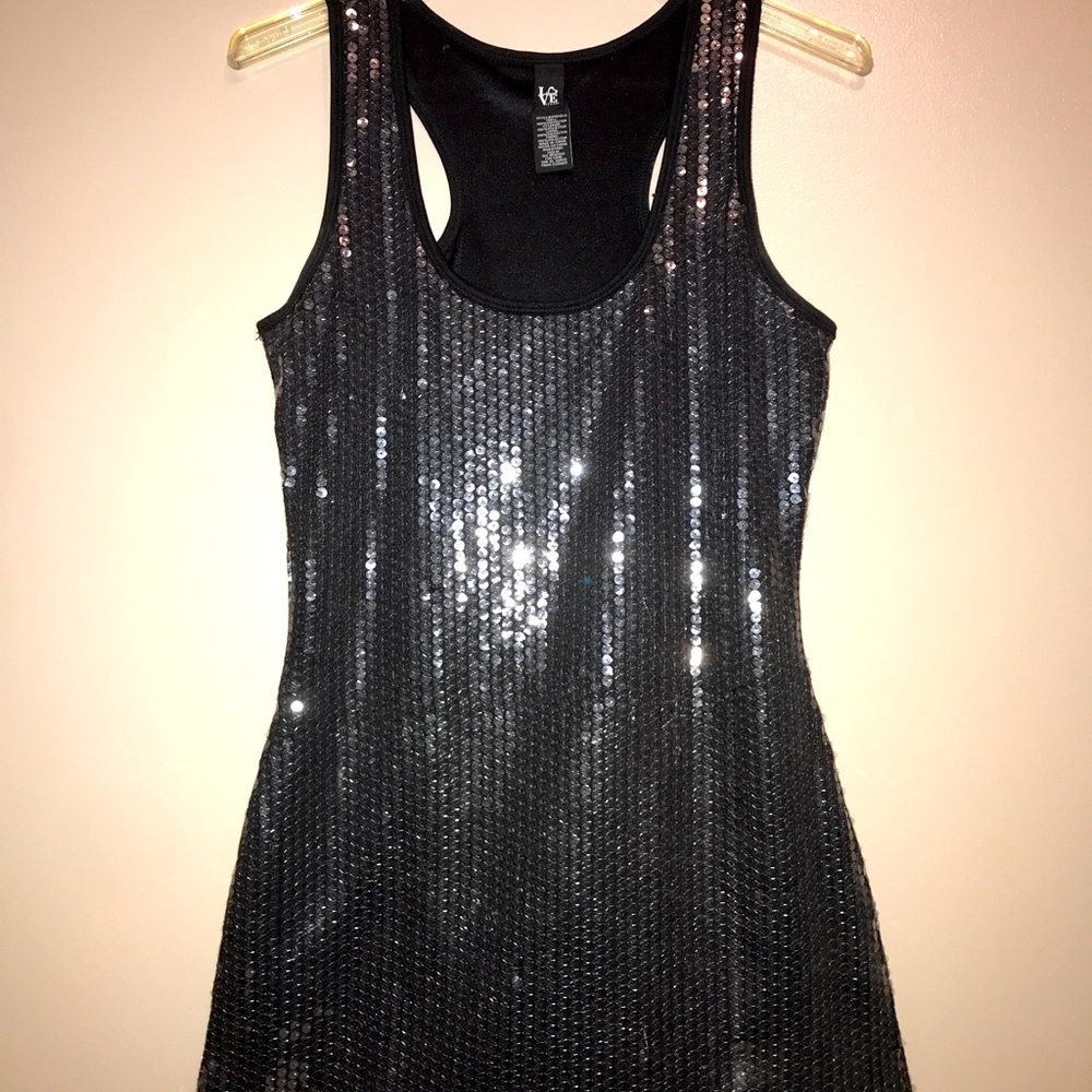 SHINY RACERBACK DRESS 🖤